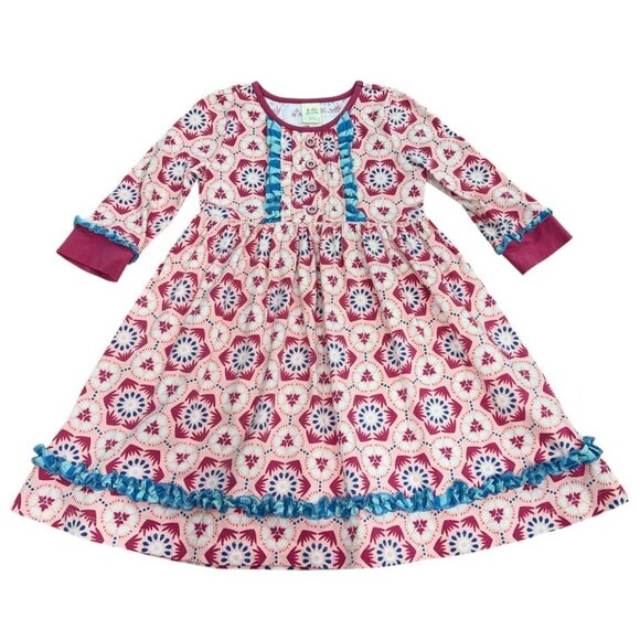 Wildflowers ¾ Sleeve Dress, Size 6 - Picture 1 of 1